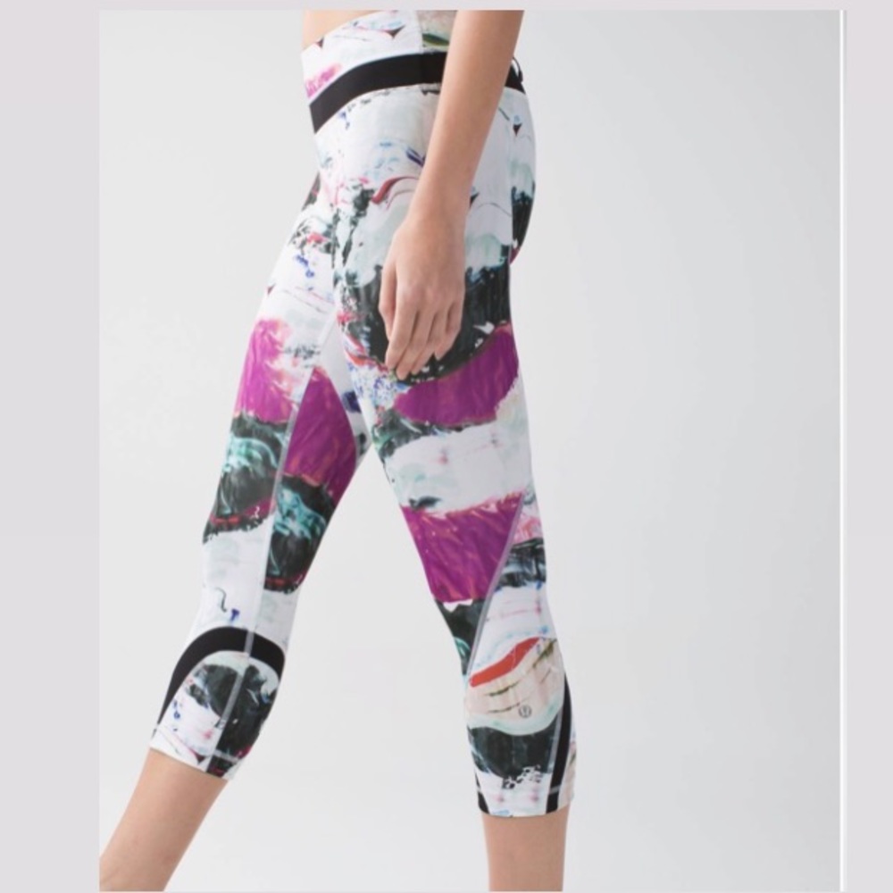 Lululemon inspire crop pants II. Pigment sz 6 EUC - Picture 8 of 8